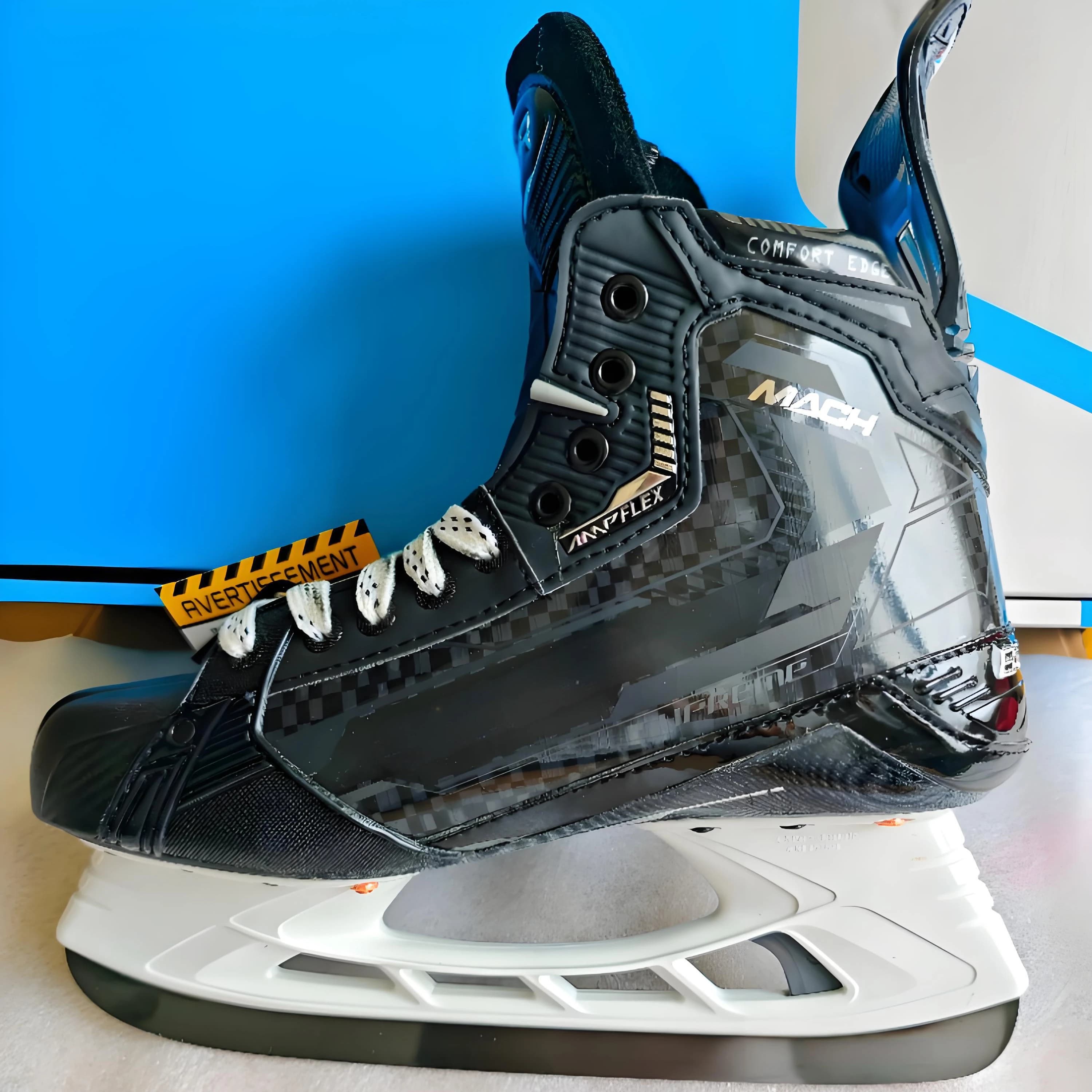 Pattini da hockey su ghiaccio professionali premium in fibra di carbonio Pro FIT 2 FIT 3 Taglia 6.5 7.0 7.5 per giochi di hockey