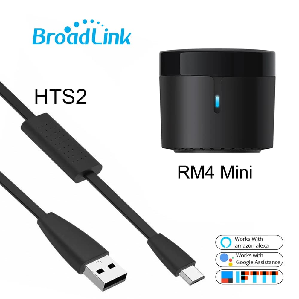 Telecomando universale a infrarossi Broadlink Rm4 Mini Smart, compatibile con Google Home e Alexa.