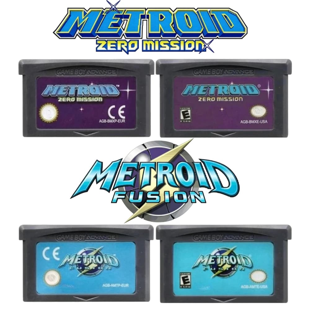 Serie Metroid, Gioco GBA, Cartuccia per Videogiochi a 32-bit, Scheda Console Fusion Zero Mission USA/EUR, Collezione di Giochi Classici per GBA NDS