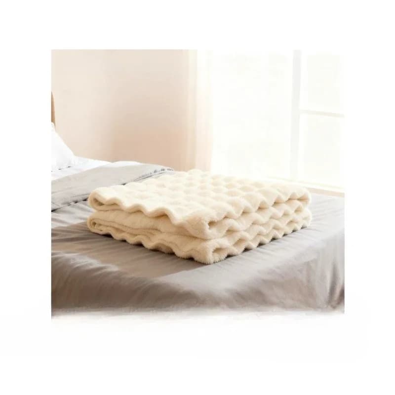 Electric blanket Household double graphene heating pad Removal of mites and moisture Machine washable rabbit velvet electric
