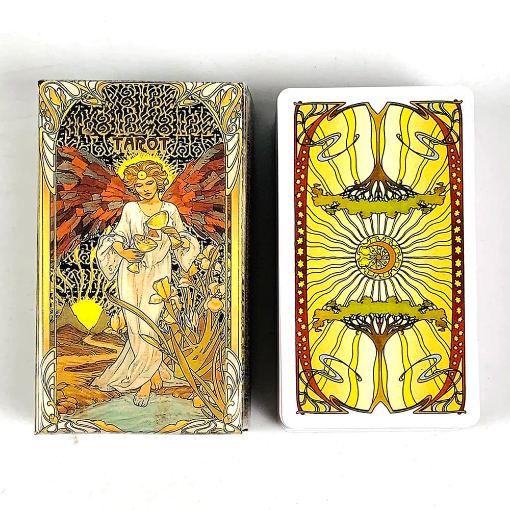 Carte dei tarocchi A 78 carte Mazzo di carte dei tarocchi classici per divinazione occulta per principianti, giochi di società per la famiglia, ideali per i regali