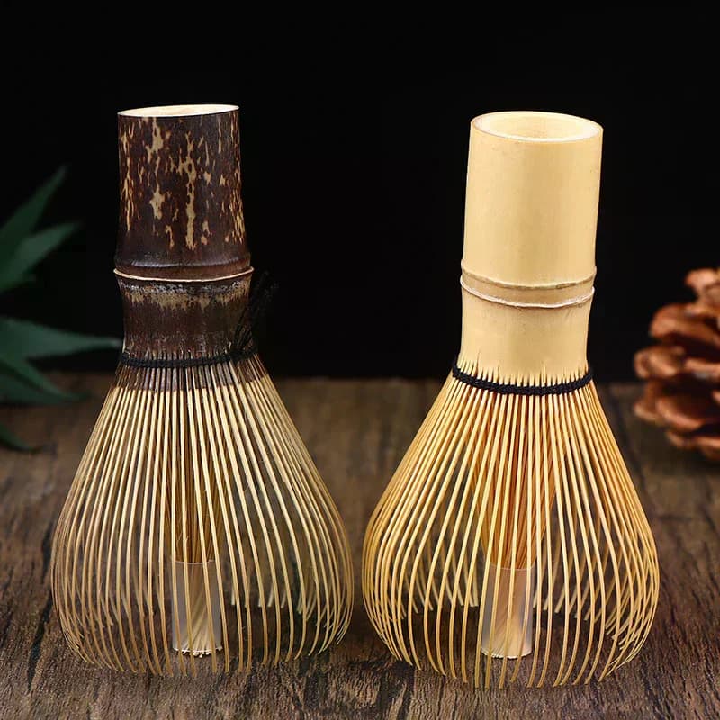 Bamboo Matcha Blender Reusable Matcha Whisk Brush Tools Matcha Cooking Tools Traditional Japanese Matcha Stirrer Tea Brush