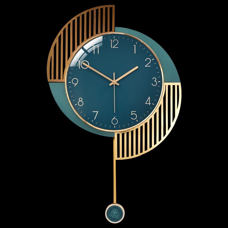 Orologio da parete nordico semplice e silenzioso, decorazione di lusso per soggiorno, orologio da parete moderno per la casa.