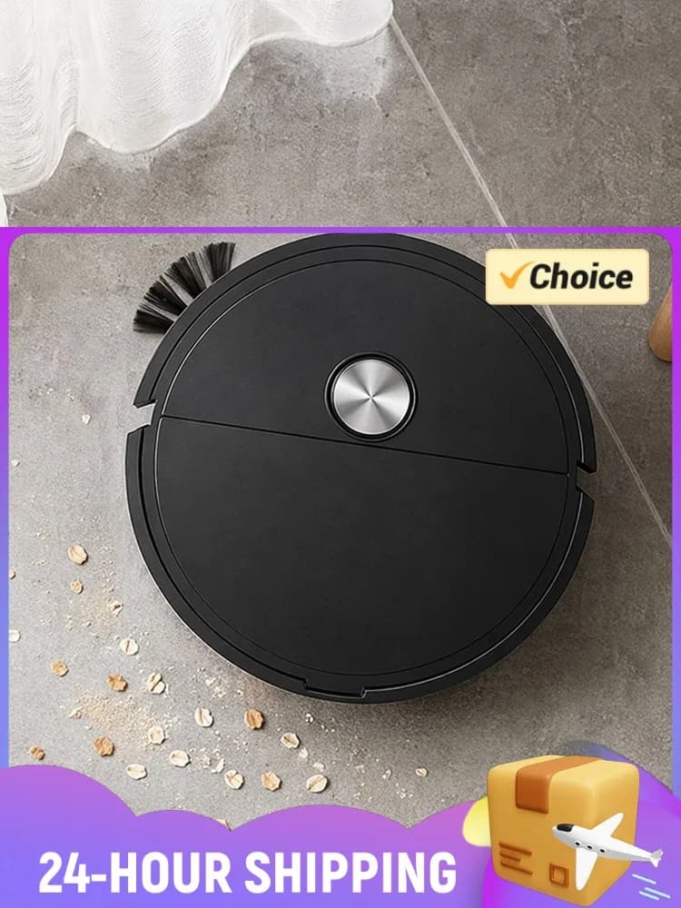3 In 1 Intelligent Cleaning Robot Lightweight Mini Robots Vacuum Cleaner Compact Car Robot Vacuum for Car&Home Cleanings