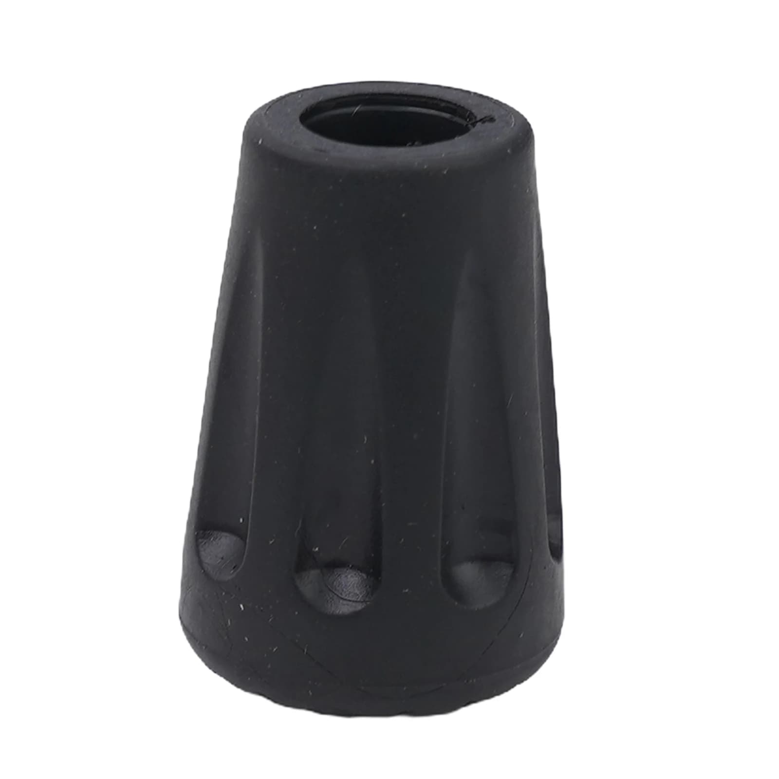 4 Piece Rubber Ferrule Kit for Trekking Pole Tips Walking Canes and Crutch Ends to Reduce Slippage and Tip Damage
