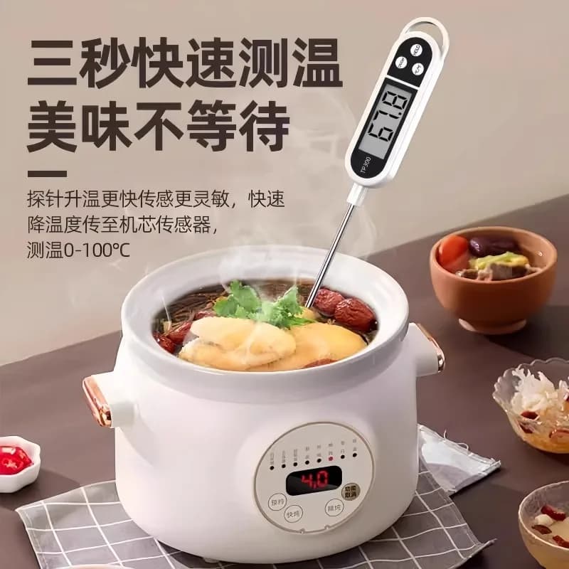 Tipo di sonda elettronica Termometro da cucina per alimenti al forno ad alta precisione, acqua, olio, latte