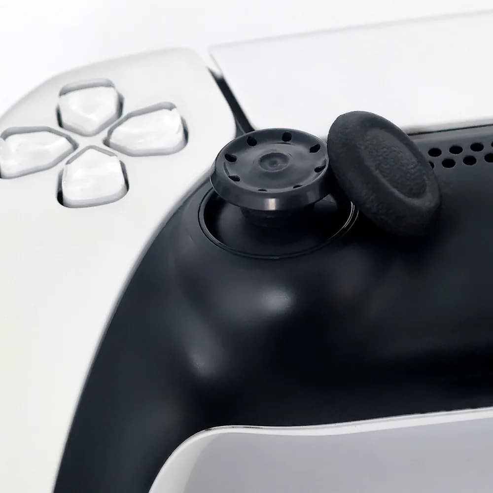 Cappuccio Joystick Antiscivolo di Ricambio per Controller PS4 e PS5, Parti di Riparazione per Giochi, Facile Installazione per PLAYSTATION4 Slim PS5 Pro