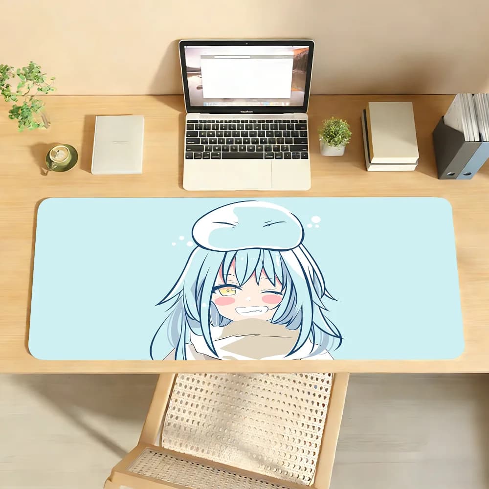 Quella volta che mi sono reincarnato come mousepad anime, tappetino per mouse in gomma antiscivolo per computer portatile, tappetino per mouse per giocatori, decorazione per scrivania