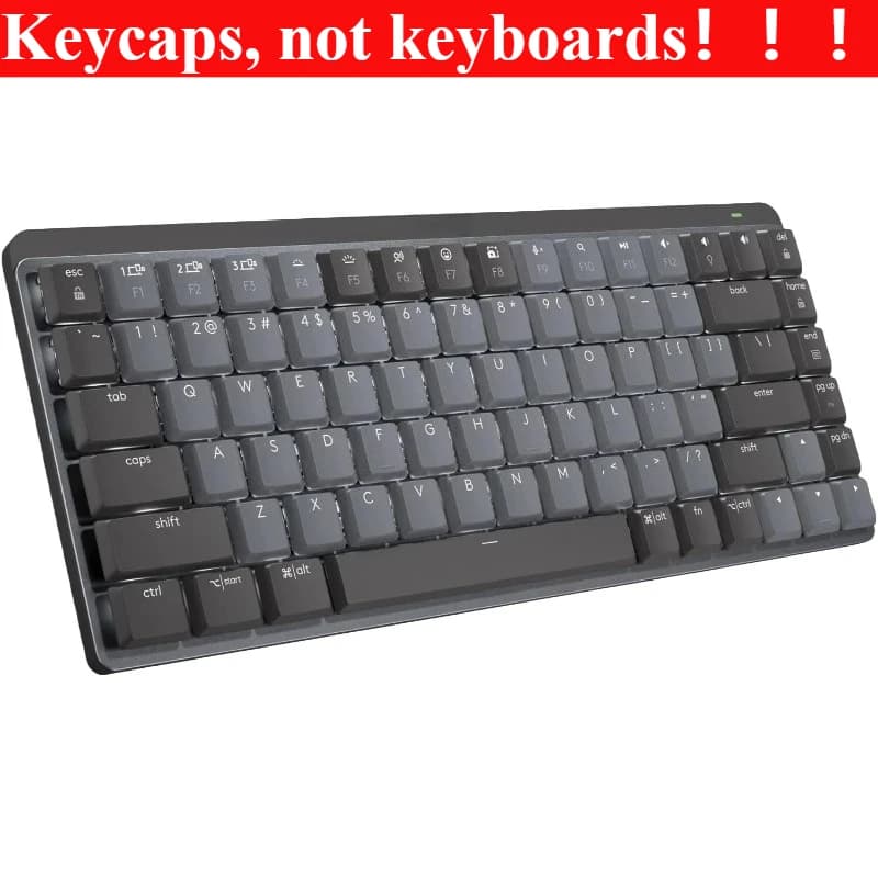 A complete set of 84 keys mini keyboard covers Logitech MX. Layout USA in graphite ash