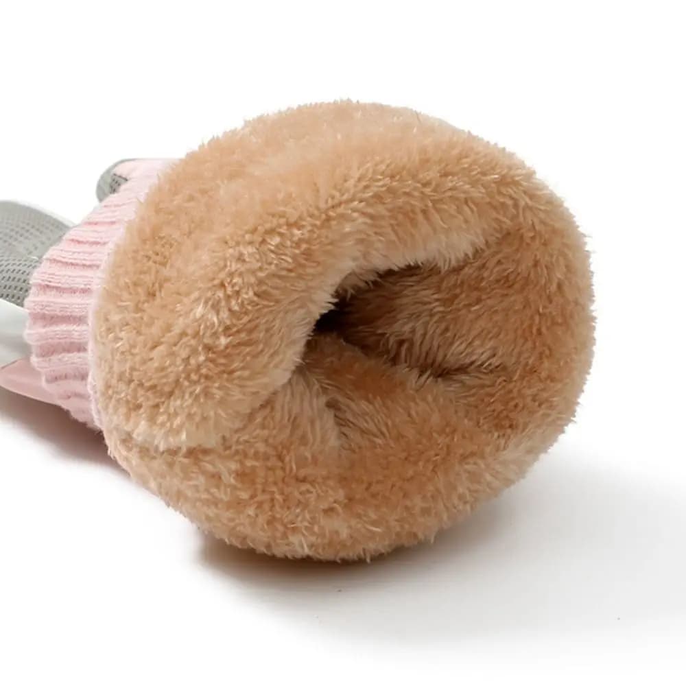 Guanti da Sci Spessi e Caldi per Bambini, Antiscivolo, per Neve e Snowboard, Touch Screen, Antivento, Guanti da Ciclismo per Ragazzi e Ragazze