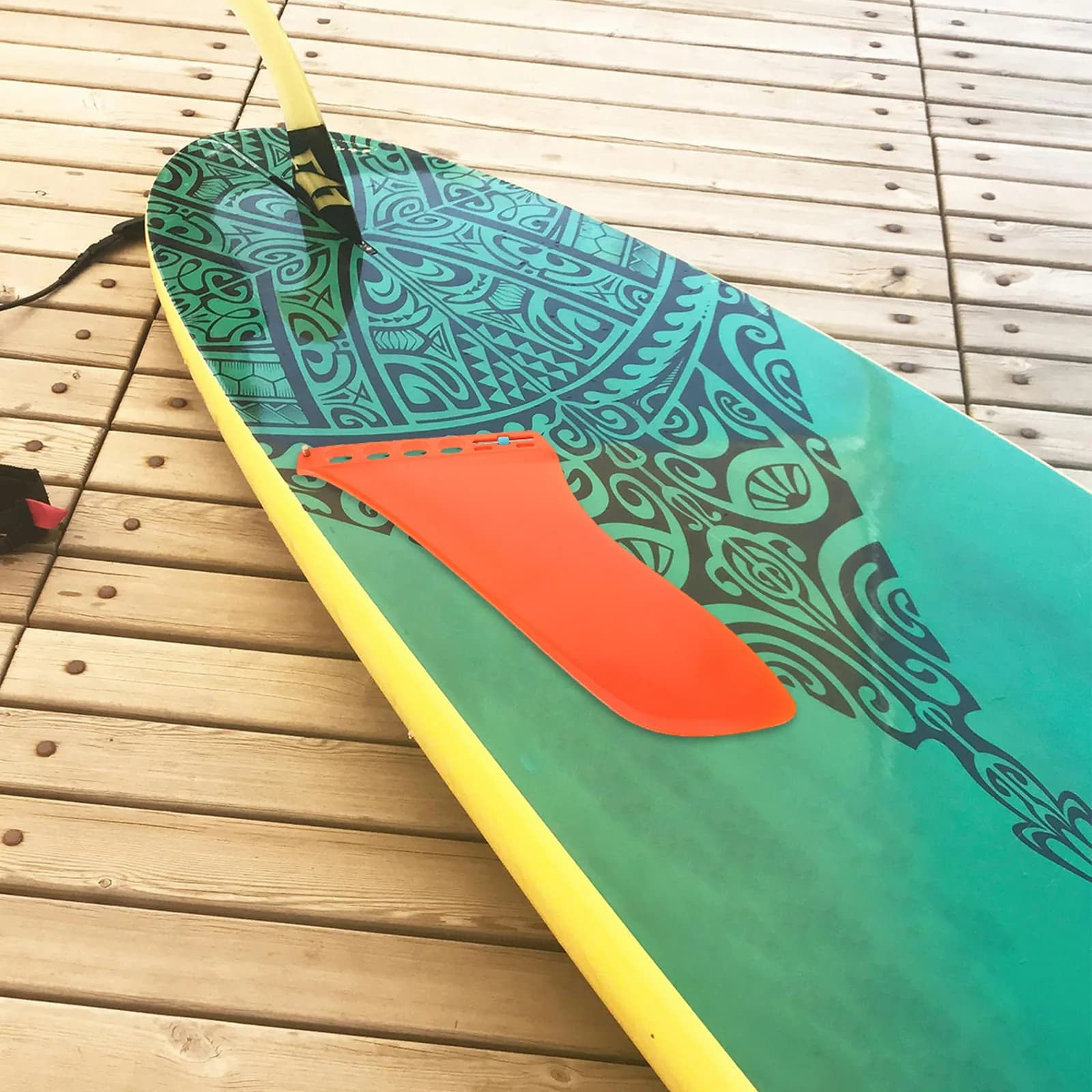 Pinna per tavola da surf resistente all'usura per paddleboard e kayak, ricambio facile da installare, stabilizzatore di equilibrio, strumento per la divisione dell'acqua