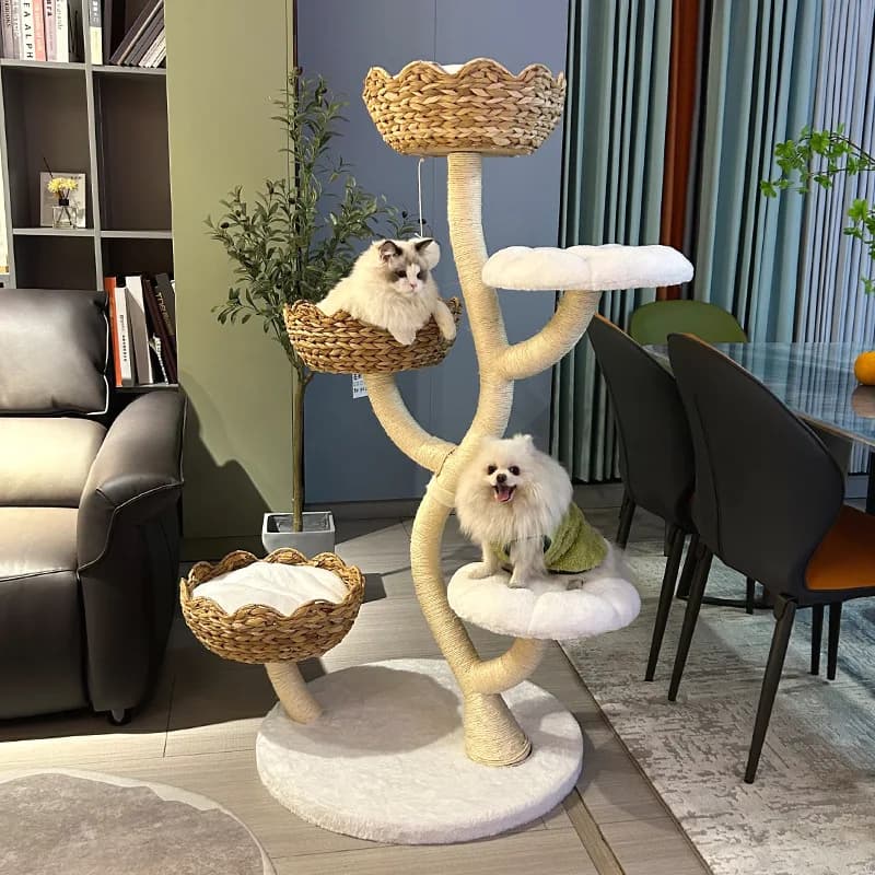Alberi per gatti Torre e tiragraffi Accessori Tiragraffi Prodotti per animali Mascotas Giocattolo per gatti Interagisci giocattoli sessuali per animali domestici per gatti