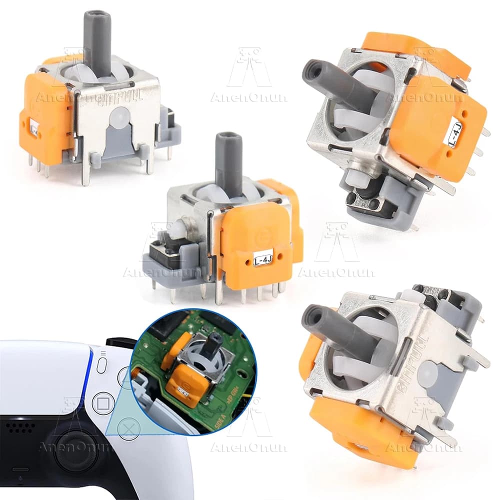 Joystick a Effetto Hall per Controller PS5, Modulo Sensore Analogico 3D Anti-Drift per Gamepad, Accessori di Riparazione e Sostituzione