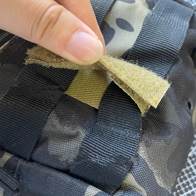 Cinghia di collegamento in Nylon rimovibile MOLLE Expansion Hook and Loop Patch per accessori per gilet zaino tattico all'aperto