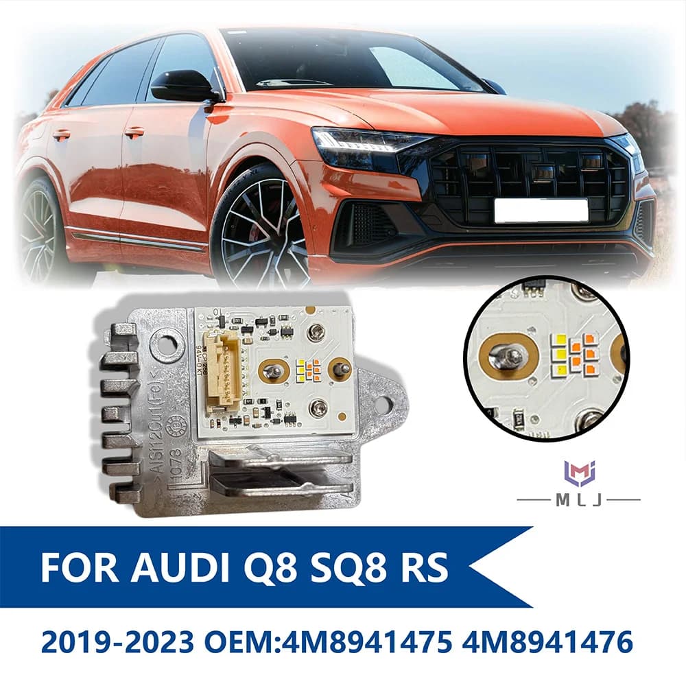Modulo LED OE 4M8941475 per Audi Q8 SQ8 RS 2019-2023, Modulo Angel Eye per Fari, Modulo Sorgente Luminosa DRL, Accessori Auto