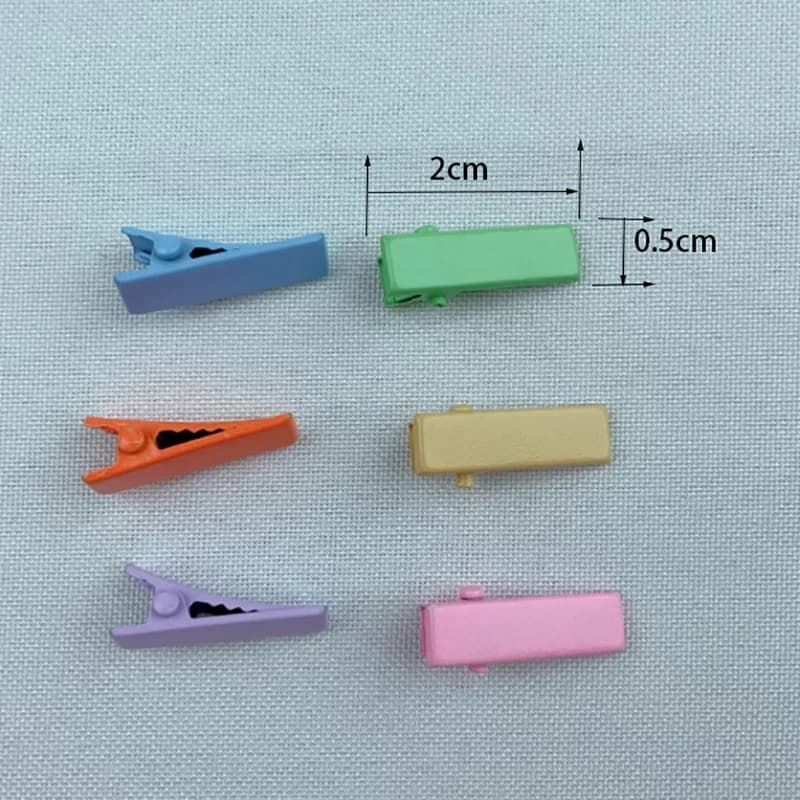 50 fermagli per capelli in miniatura per bambole, per acconciature, per bambole 1/6 1/12 OB11, accessori per capelli, decorazioni per la testa