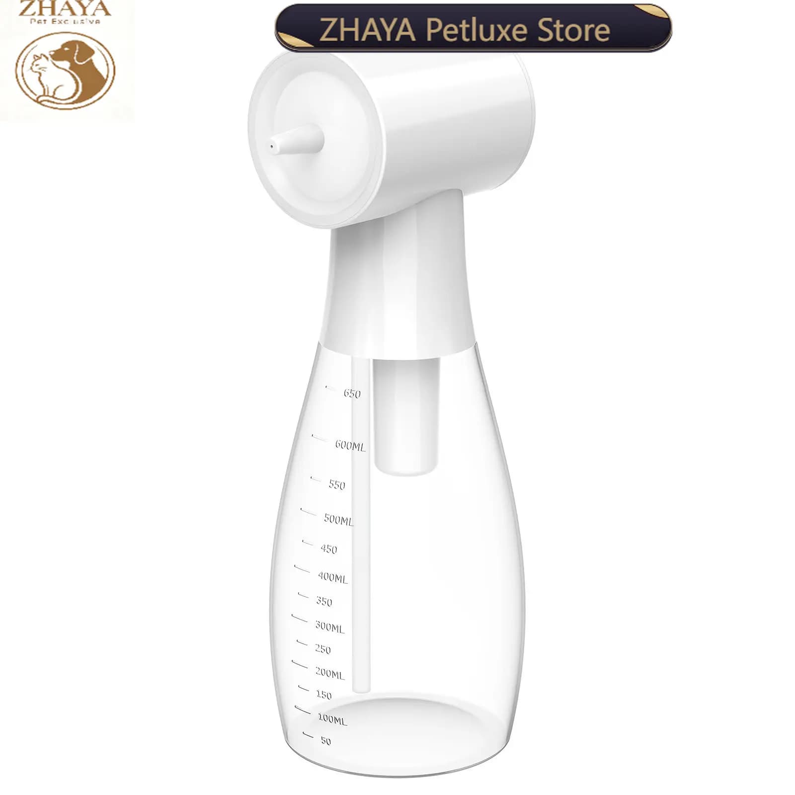 ZHAYA Automatic Electric Pet Shampoo Foamer Spray Bottle Bubble Maker Foaming Dispenser for Cat Dog Bath Grooming Tool