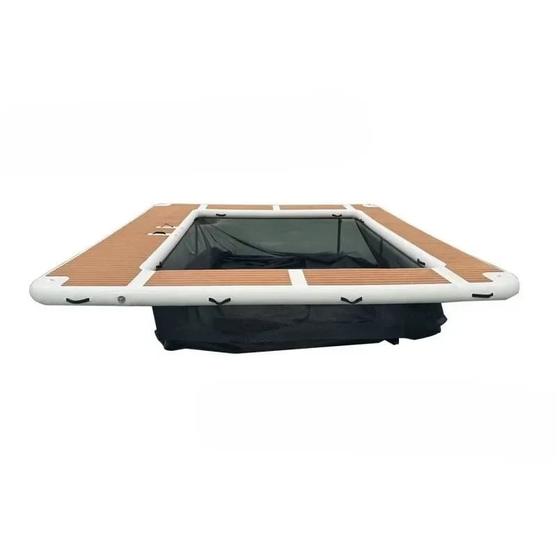 Inflatable water floating row, non-slip cushion deck chair yacht