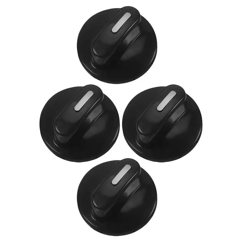 4 Pezzi Manopole di Controllo Universali da 6mm con Attacco a D per Forno, Piano Cottura Elettrico, Friggitrice ad Aria, Slow Cooker, Bruciatore