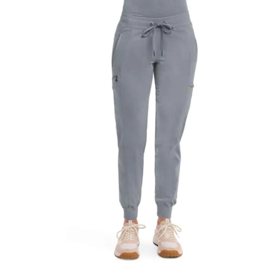 Pantaloni Scrub da Donna Healing Hands con 7 Tasche, Elastico e Coulisse, Tecnologia Traspirante e Elasticizzata in Due Direzioni - 9244