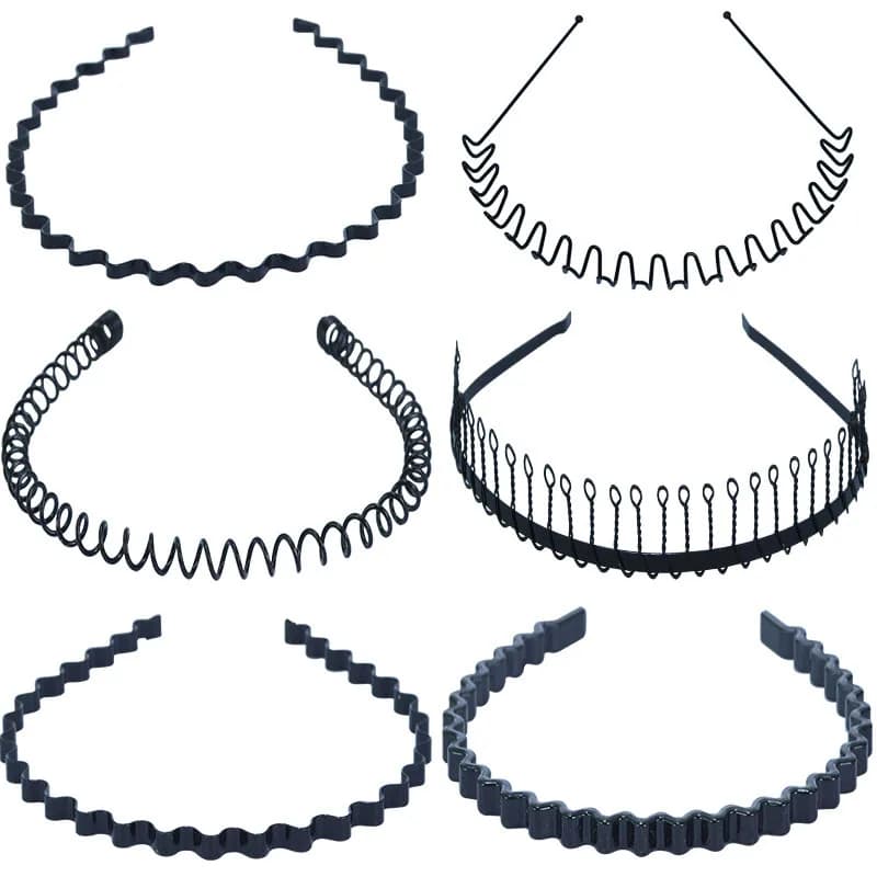 Fascia Unisex in acciaio inossidabile per lo sport e l'abbigliamento quotidiano fascia sportiva per uomo e donna con Design antiscivolo