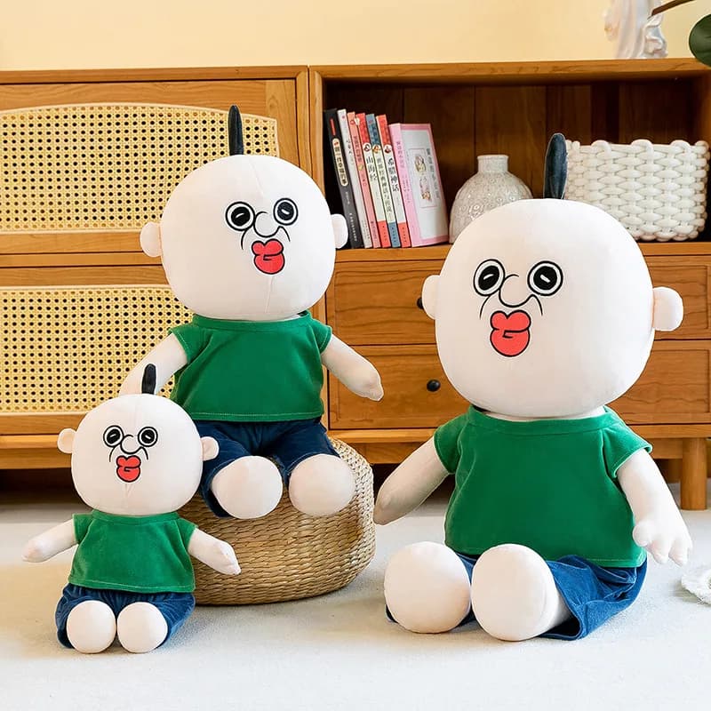 40cm New Bangbang and Yuzhi Plush Toys Kawaii Korean Anime Figure Doll Cute Fun Gift For Kids Fans Birthday Gifts For Children