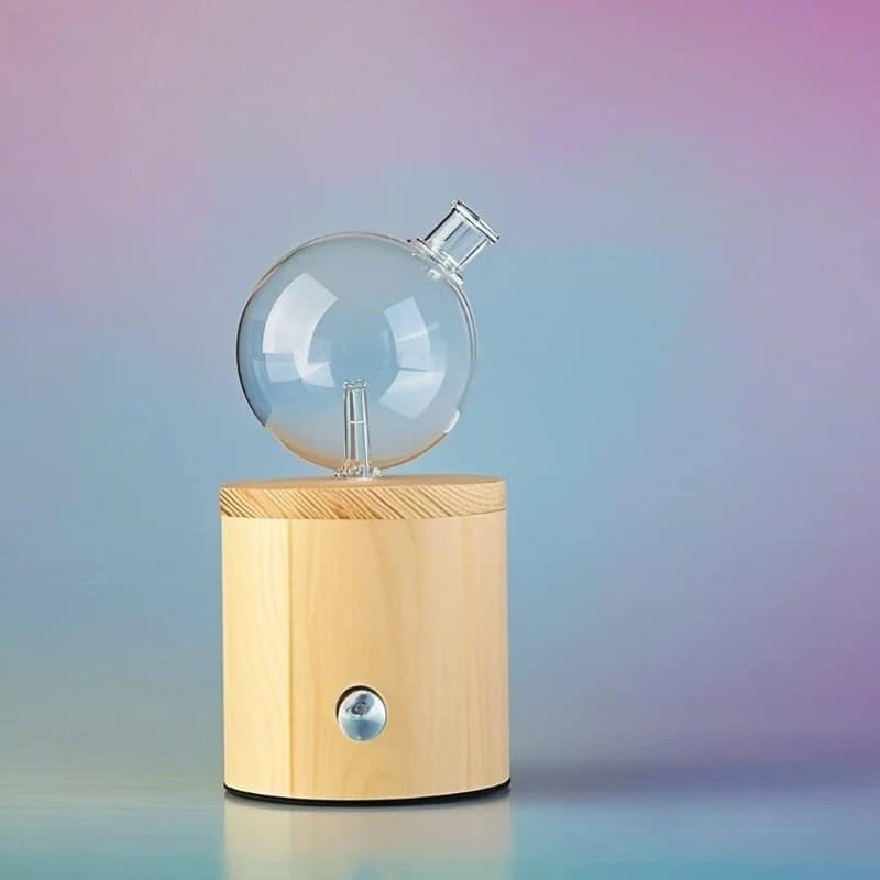 Solid wood essential oil diffuser Cold fragrance instrument Air purification humidifier Solid wood base essential oil