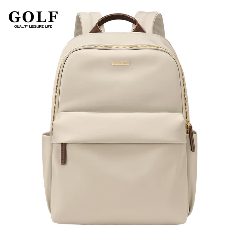 Zaino per notebook da donna GOLF Zaini neri da 14 pollici Multi tasche Zaino per computer alla moda Borse per pendolarismo da ufficio Impermeabili
