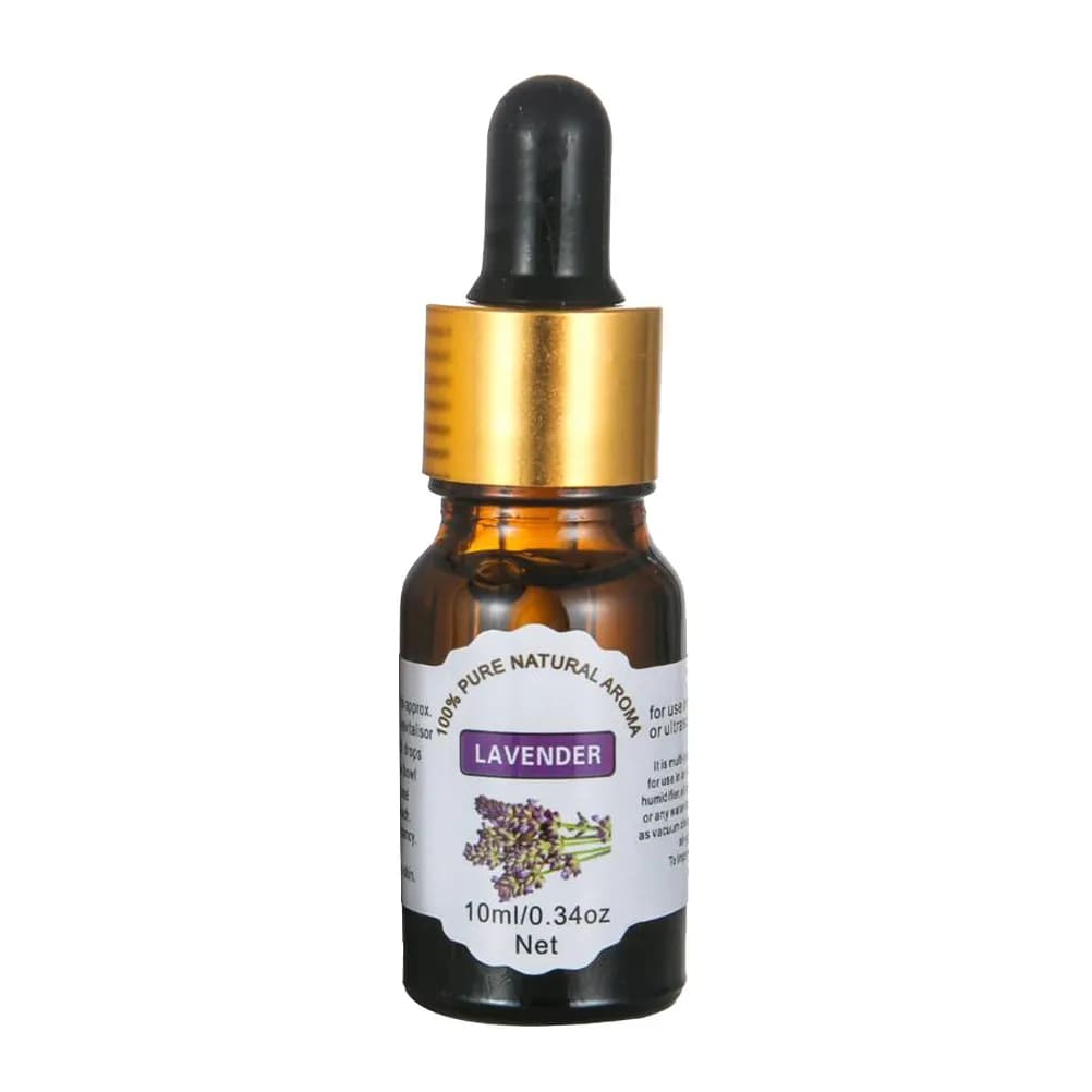 10Ml Pure Lavender Essential Oil Water-Soluble for Humidifier Aromatherapy Diffuser Air Quality Improvement Home Office Car Use