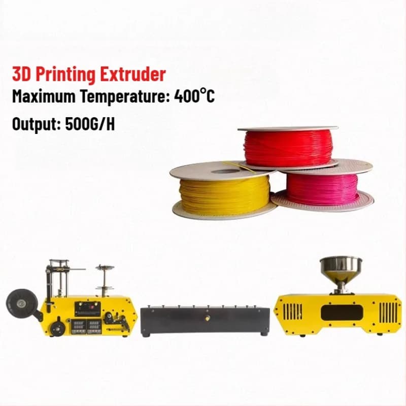 3D Printing Desktop Extruder Filament Maker 3D Filament Automatic Wire Diameter 1.75 mm 3 mm for PLA PETG PA ABS PC