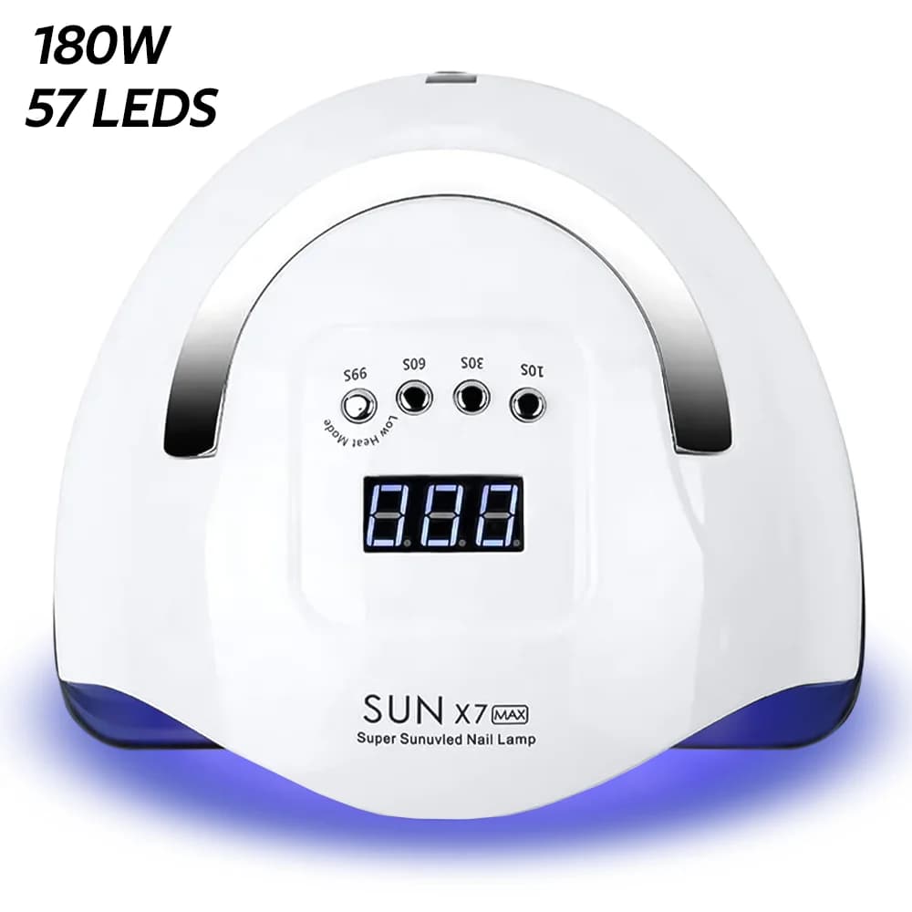 DianaBeauty UV LED Nail Lamp 180W Manicure Lamp for Curing All Nail Gel 57 LEDs Quick-drying Nail Dryer with4 Timers Nail Art