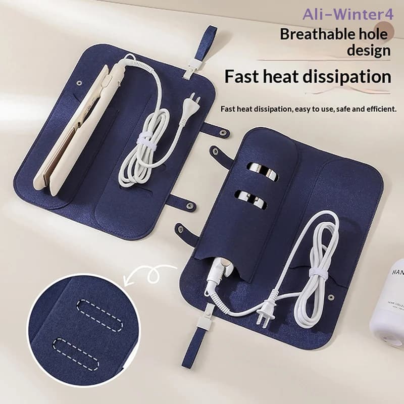 Storage Bags for Iron Curtains {MX} Organizer Travel Laptop for Hair Clips Protective Iron Curtain