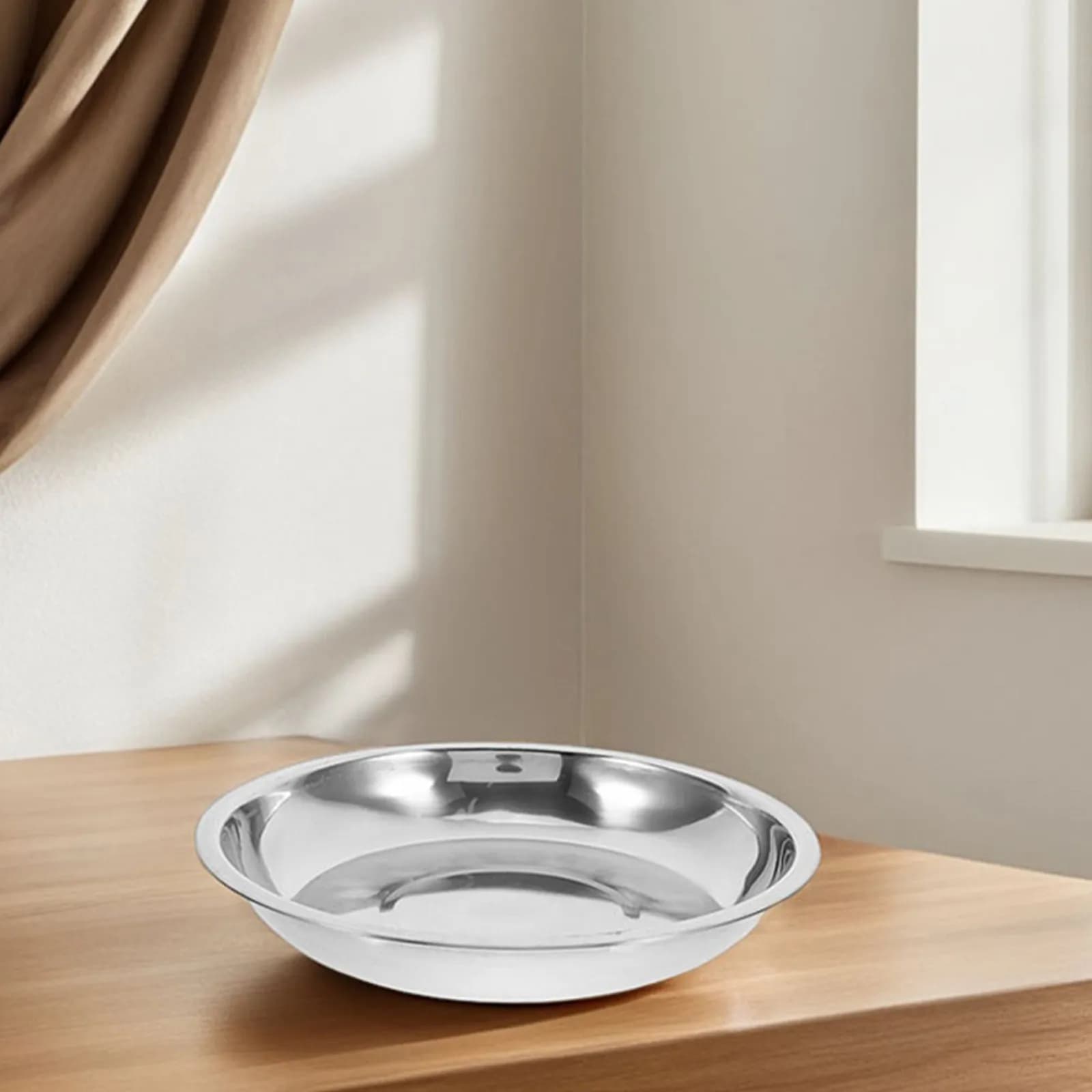 Set di 2 Ciotole per Animali Domestici in Acciaio Inox, Design Poco Profondo per Ridurre l'Affaticamento dei Muscoli, Facili da Pulire, Ciotole per Cibo e Acqua per Cani e Gatti, Ciotola per Cani di Piccola Taglia