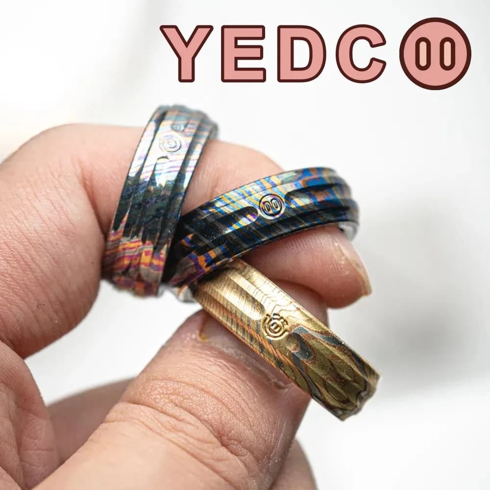 YEDC Materiale Speciale Anello di Maiale Anello di Rotazione Bidirezionale Magnetico Spinner Agitarsi Giocattoli Per Adulti Gadget di Sollievo dall'ansia