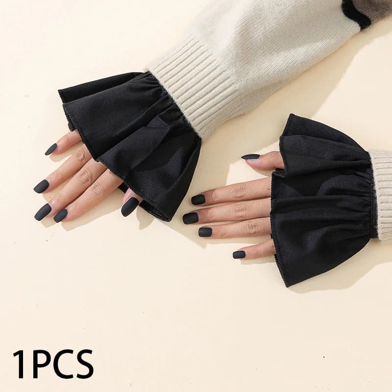 ＆Nail Photo Glove Beautiful Gentle Fake Cuffs Decorative Chiffon Flare Cuffs Fashion Sexy Nail Art Accessories Photography Props