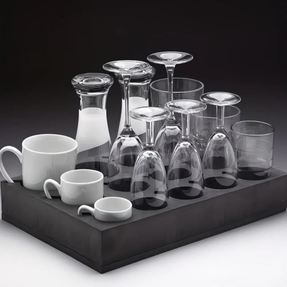 Large Storage Box Thickened Cup Holder Multi-Cup Light Coffee Carrier Sturdy Coffee Tray Campervan