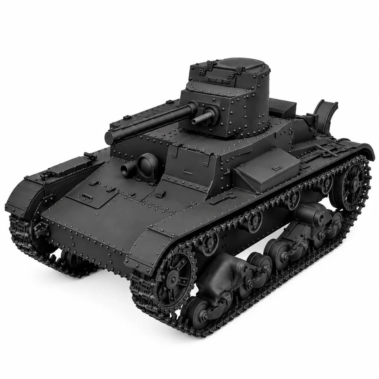 SSMODEL 1/72/ 1/100 1/144 1/200 Multi-Scale KhT-26 (OT-26) tank Resin Model Kit TSS0086