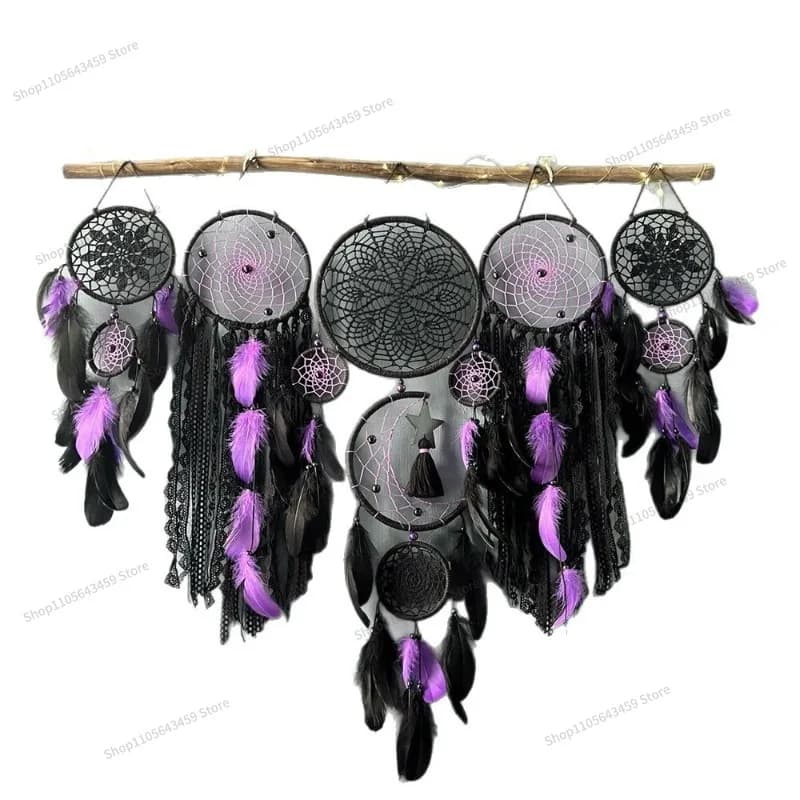 For Dreamcatcher Net Pendants, Wind Chimes Feather Pendants, Indoor Tassel Wall Hangings, Homestay Decorations