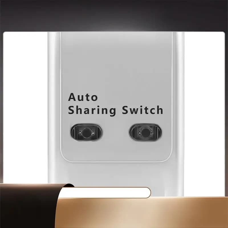 FJGEAR USB 2.0 2 Door HUB Adapter Switcher for 2 USB Switching Devices for PC Printer Support Windows-N35R