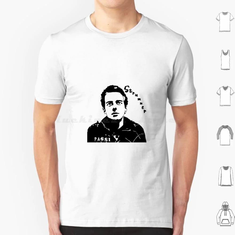 Joe Strummer T Shirt Uomo Donna Bambini 6xl Musica punk N Roll Retro Bandiera nera Blink 182 Londra Chiamata Chitarra Oi Pop Cultura Album