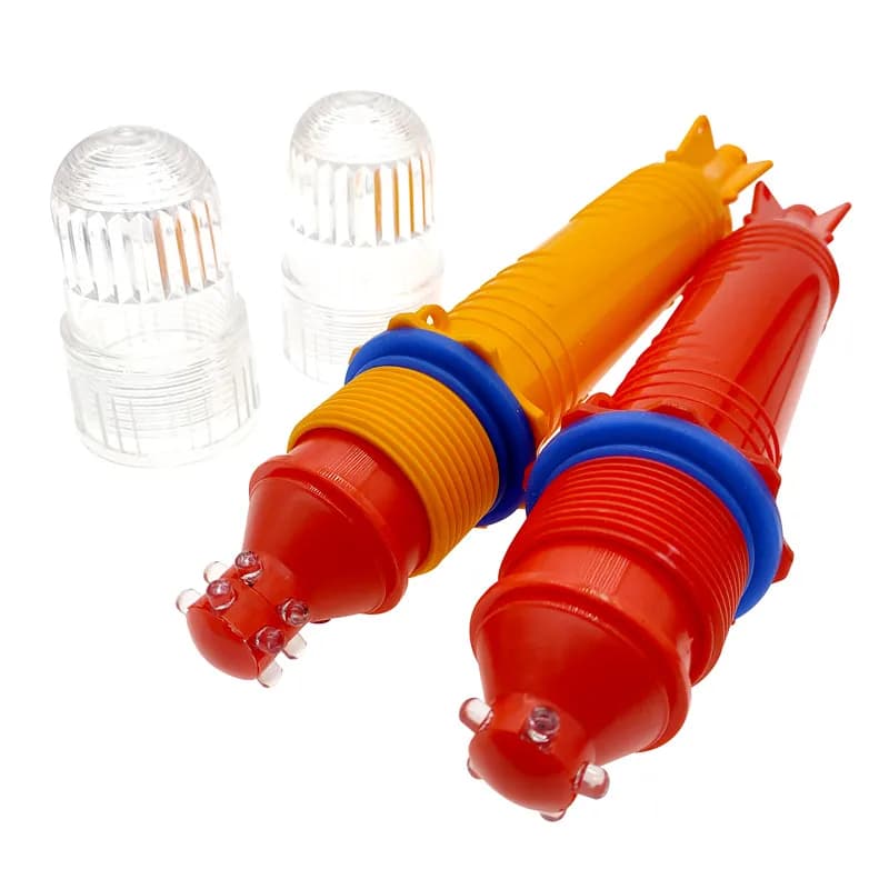1 pz luce da pesca rete subacquea faro boa luce di segnalazione indicatore luminoso lampeggiante esche fish finder lampada lampeggiante