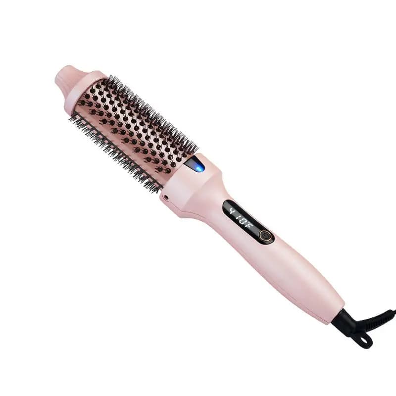 2 in 1 Hair Styler Electric Straightening Brush Curling Tool for Home Hair Styling