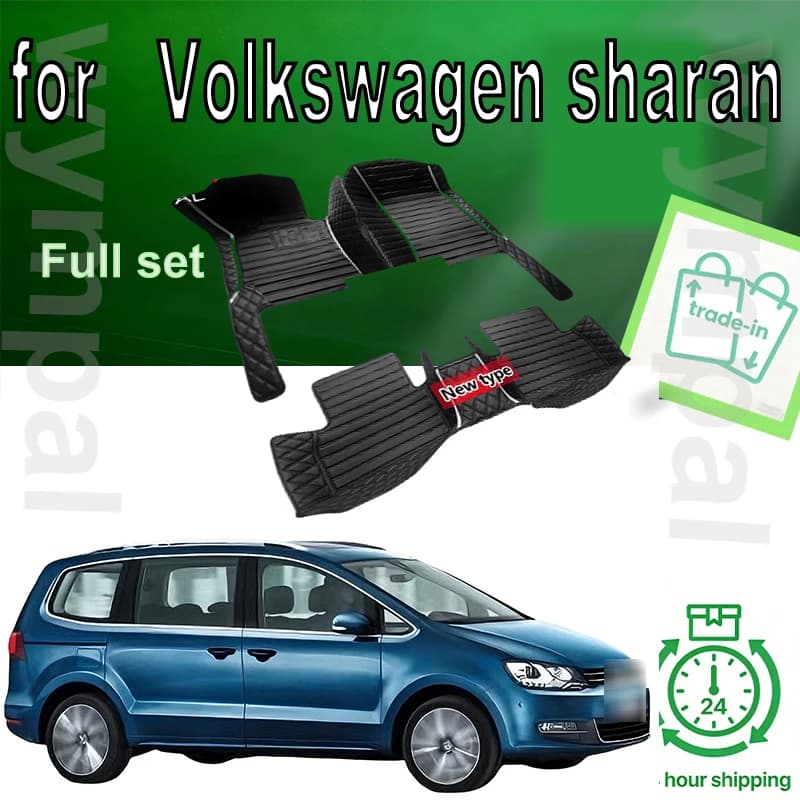 Car mats for Volkswagen sharan Seven/Six seats 2012 2013 2014 2015 2016 2017 2018 2019 Car mats custom car