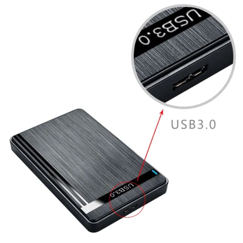 2.5 Inch Solid State Hard Disk Box External USB3.0 SSD Disk Case High Speed Plug And Play For Notebook Desktop PC