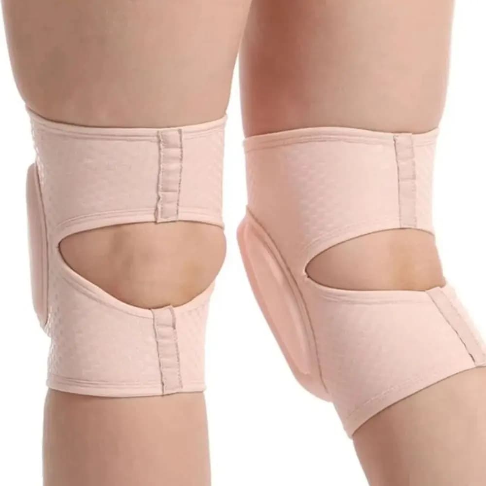 Ginocchiere sportive in spugna ispessente 1PC ginocchiere anti-collisione per danza yoga supporto per tutore ginocchiere elastiche traspiranti