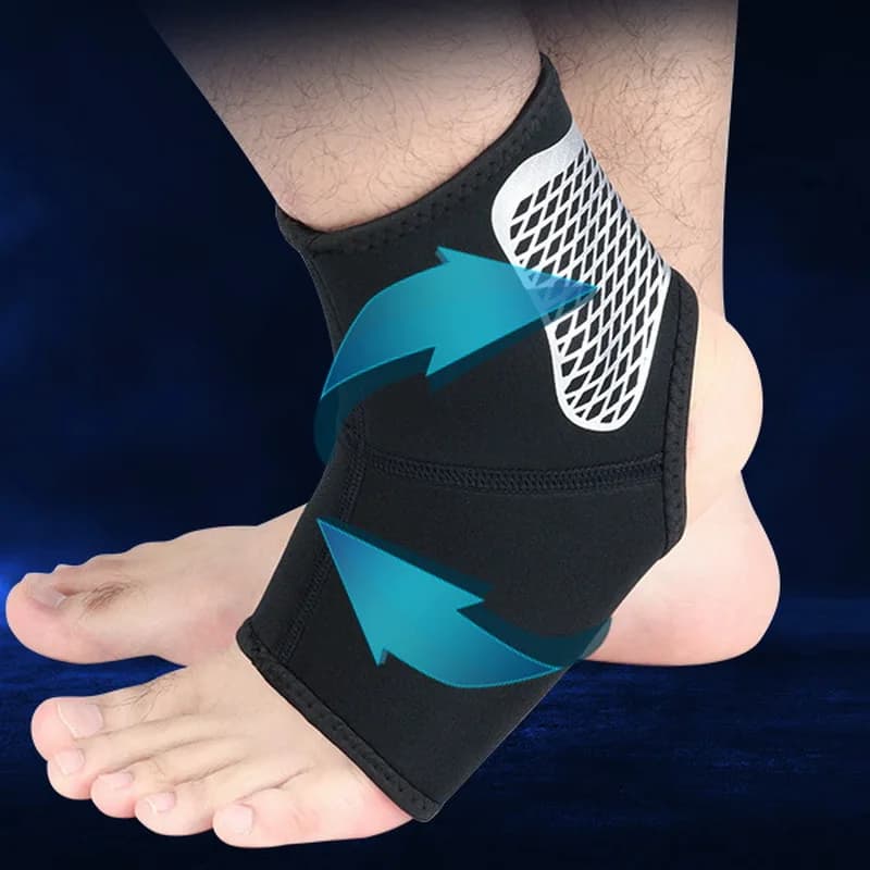 1 pz Neoprene caviglia maniche per uomo donna Sport compressione caviglia supporto Protector calzino giunto fisso, per alleviare il dolore escursionismo palestra