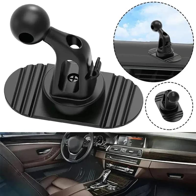 Supporto universale per telefono da cruscotto auto con base a sfera da 17 mm e adesivo per supporto cellulare per iPhone Samsung Huawei Xiaomi