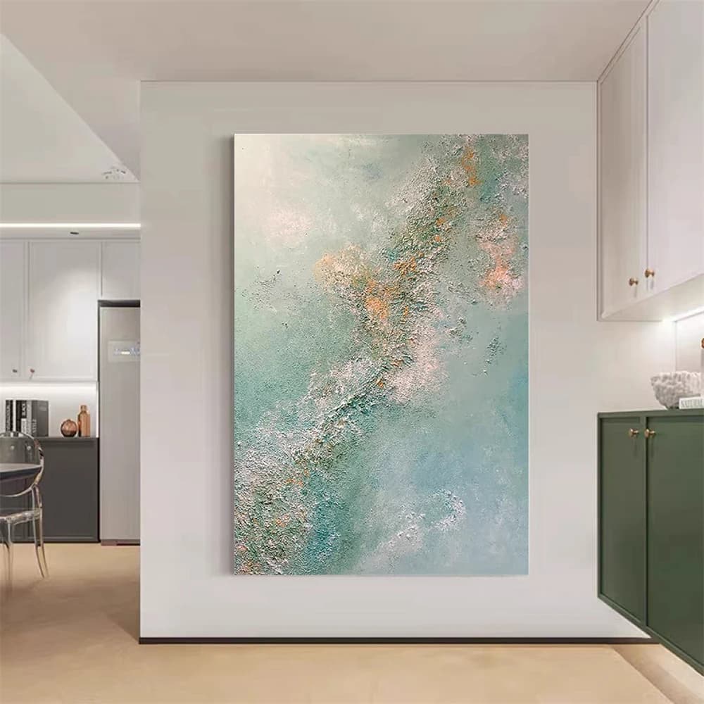 100% Hand-Painted Abstract Oil Painting Wall Art Paint Modern Home Gold Line Canvas Poster For Living Room Decor Pattern Artwork