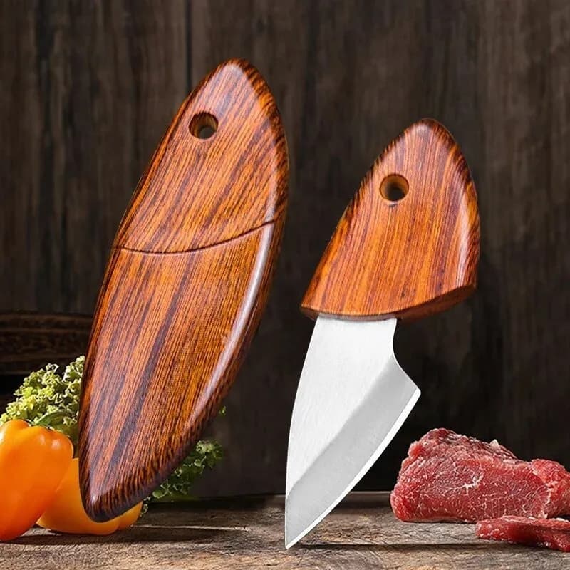 Coltello da taglio ad alta durezza 1PC, coltello tascabile portatile EDC, coltello da frutta affilato, coltello multiuso da cucina, coltello da campeggio esterno