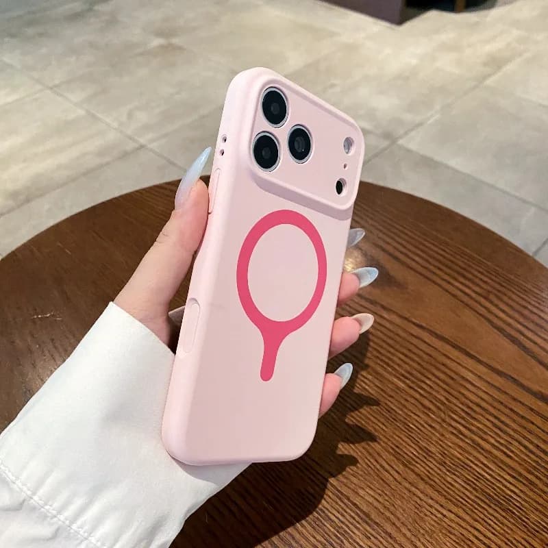 Luxury Smooth Liquid Silicone for Magsafe Case for IPhone 18 Pro 17 Air 16 15 14 Pro Max Candy Soft Bumper Wireless Charge Cover